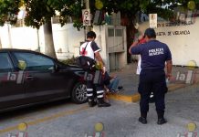 Golpean a hombre y es auxiliado