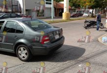 Jetta embiste a motociclista