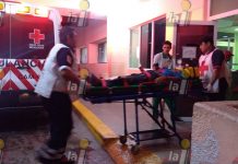 Hombre cae de segunda planta